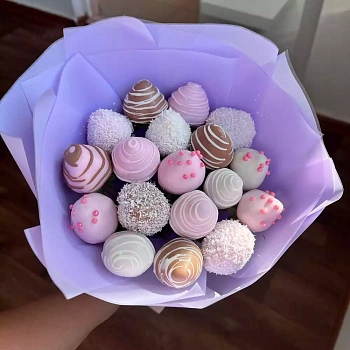 Букет из клубники в шоколаде, нежность